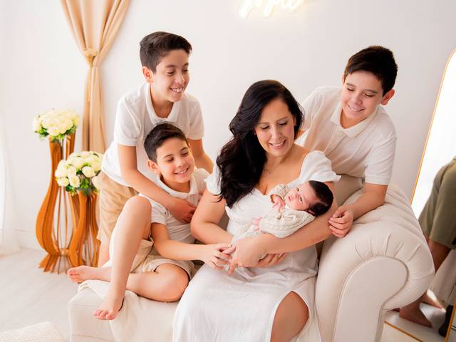 Dia das Mães 2026 de Otávio. Vicente, Arthur, Gabriel & Mamãe
