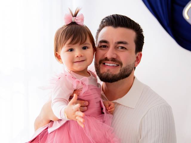 Dia dos Pais de Lara & papai