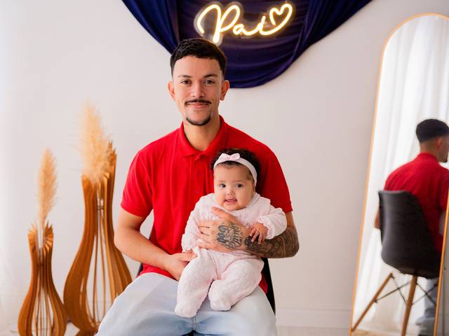 Dia dos Pais de Lívia & papai