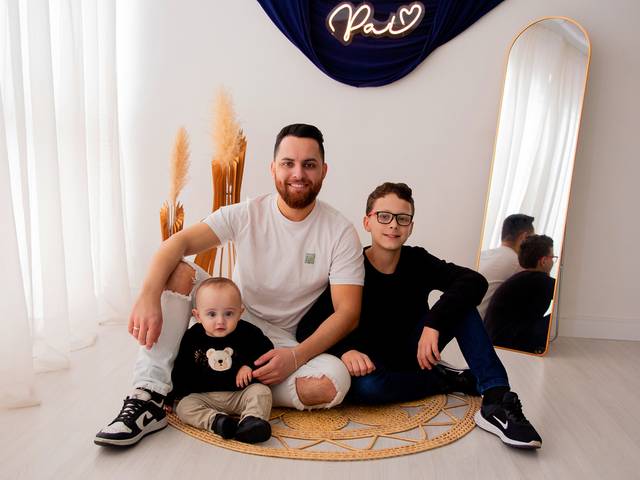 Dia dos Pais de Miguel, Henrique & papai