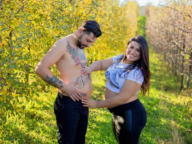 Gestante de Aliciane + William = Aurora