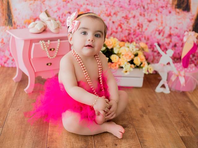 Acompanhamento Mensal de Isabela Flor 12 meses