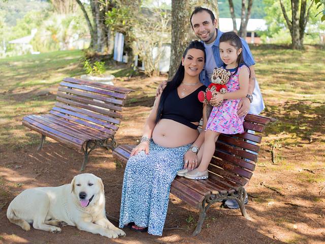 Gestante de Aline + Ederson = Maria Luiza