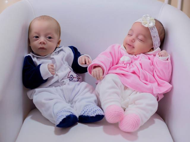 Acompanhamento Mensal de Milena e Enzo - 1 mês