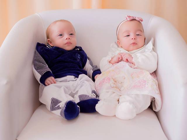 Acompanhamento Mensal de Milena e Enzo - 2 meses