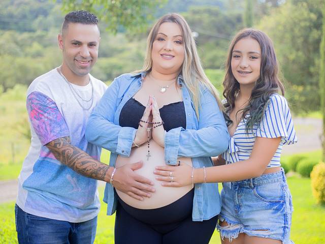 Gestante de Daiane + Rodrigo = Gabriela