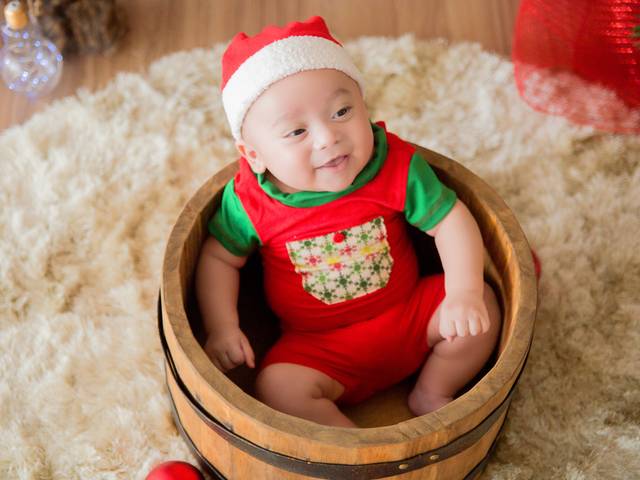 Natal 2019 de Isaac - 4 meses