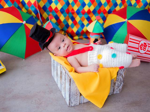 Acompanhamento Mensal de Kaleb - 5 meses