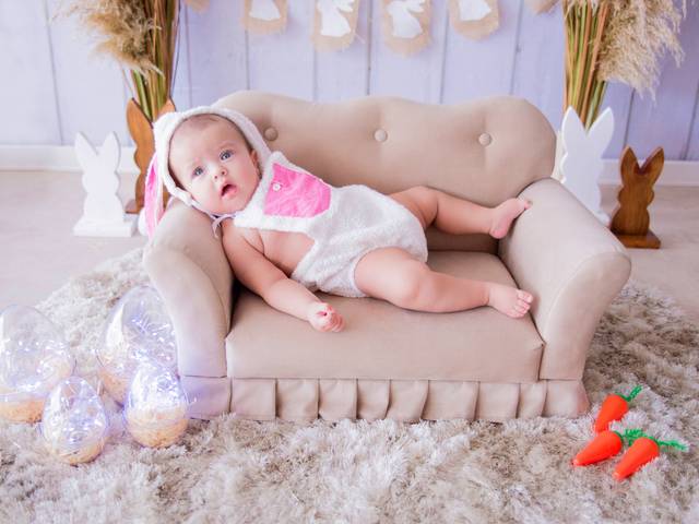 Páscoa 2021 de Larissa - 5 meses