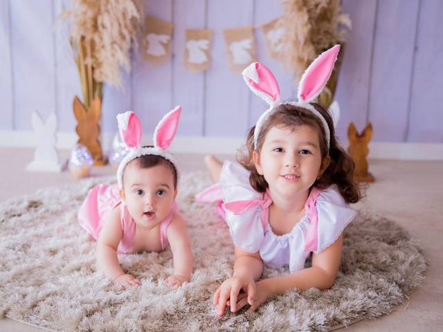 Páscoa 2021 de Luísa - 8 meses