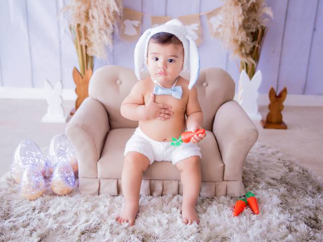 Páscoa 2021 de Ryan - 8 meses