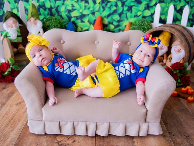 Acompanhamento Mensal de Luiza & Valentina - 2 meses