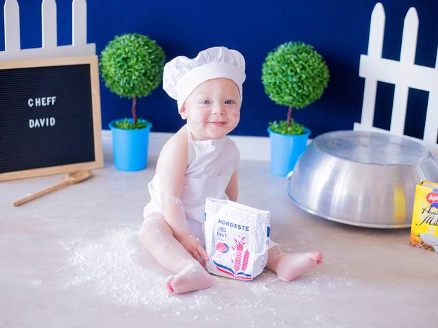 Acompanhamento Mensal de David - 9 meses