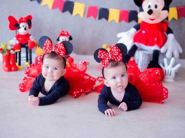 Acompanhamento Mensal de Valentina & Luiza - 6 meses