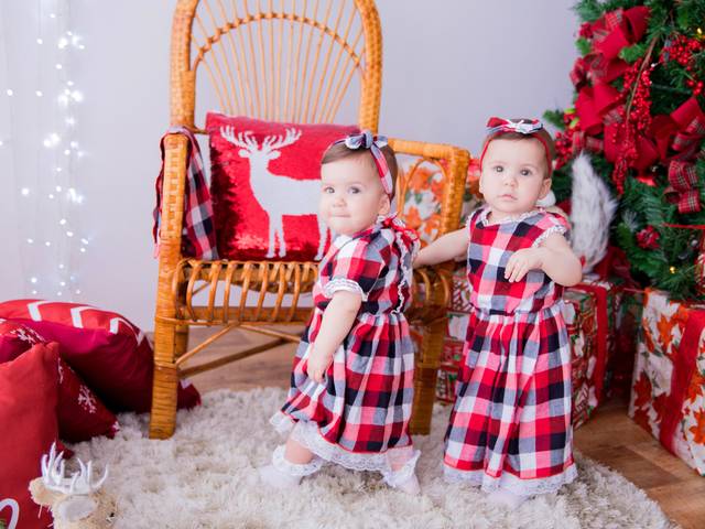 Natal 2021 de Luiza & Valentina - 10 meses