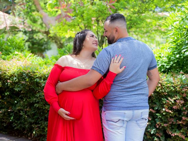 Gestante de Yesmine a caminho