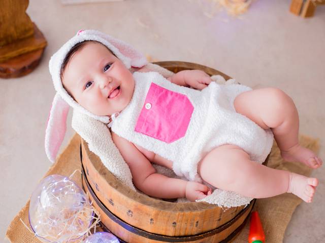 Páscoa 2022 de Yasmine - 3 meses