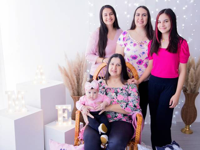 Dia das Mães 2022 de Yasmine; Mamãe; Vovó e Titias