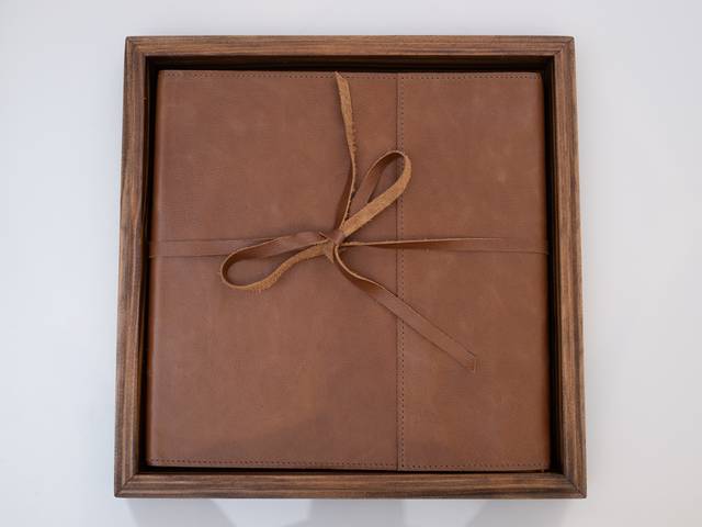 ALBUM de Álbum 30x60cm com capa em couro 