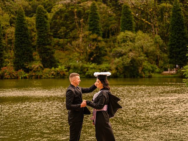 Formaturas de Bruna | Ensaio de formatura no lago negro em Gramado