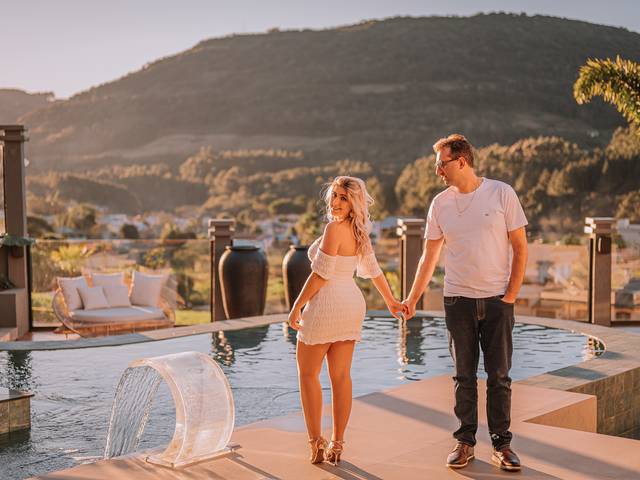 Ensaio de Casal de Carol & Fábio | Ensaio fotográfico em casa