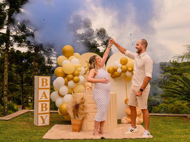 Ensaio de Família de Marcelo & Camila | Chá revelação em Santa Maria do Herval