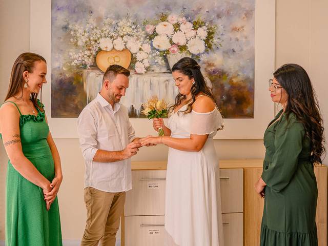 Casamentos de Carol & Rodrigo | Casamento Civil na Feliz 