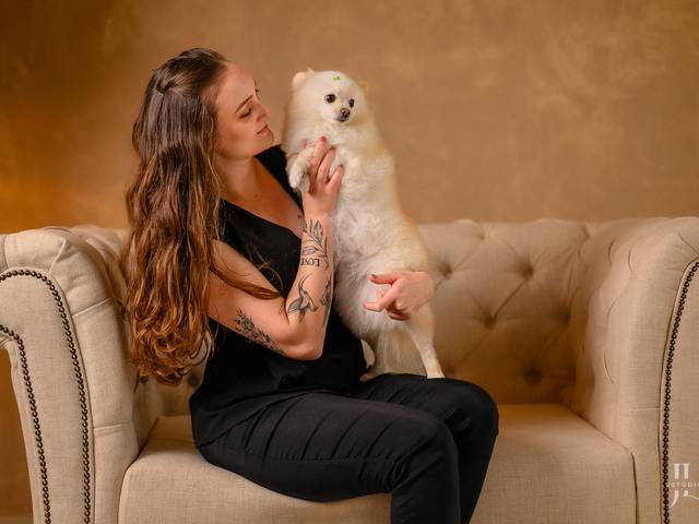 Estúdio de Adri - Ensaio fotográfico com pet no esúdio