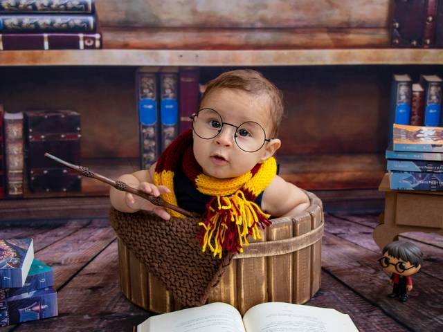ACOMPANHAMENTO de SESSÃO DO HARRY POTTER - MIGUEL - 4 MESES
