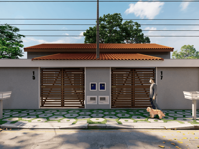 Fachadas de Projeto Residencial - HG Araujo Construções