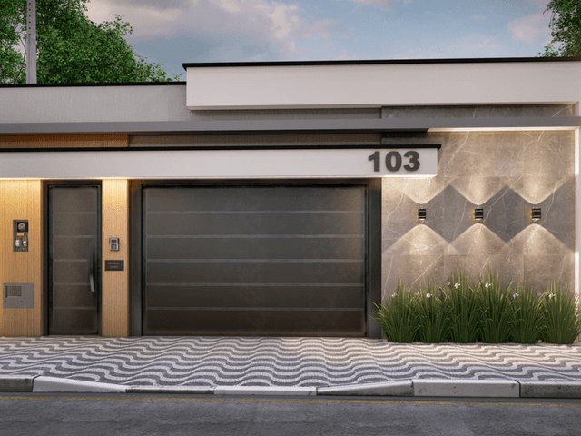 Fachadas de Projeto de Fachada - Residência DG