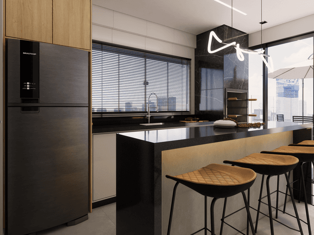 Residencial de PROJETO RESIDENCIAL (INTERIORES - UNID.02) - RIO FUNDO