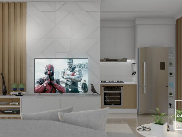 Residencial de Projeto de Interiores - APTO. 104