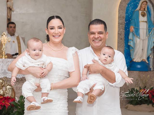 Aniversarios de Batizado Gemeos R&G