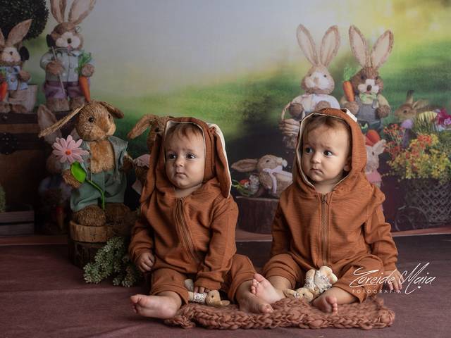 Crianças de Ensaio Pascoa Gabriel&Rafael