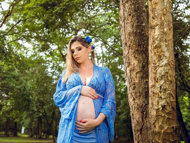 Gestante de Ensaio Gestante Núbia