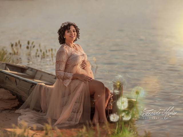 Newborn de Ensaio Gestante Fayruse