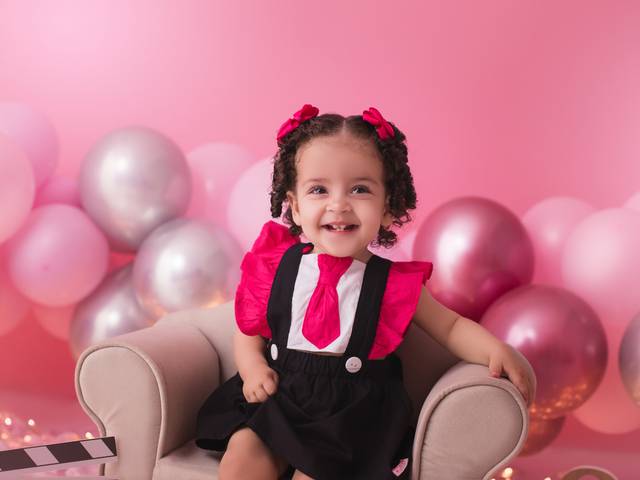 Ensaio 1 ano de Maria Clara fez 1 aninho