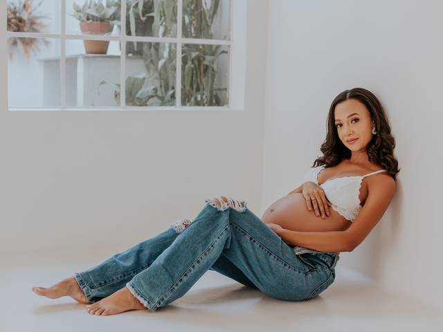 Ensaio Gestantes de Chaiele esperando a Heloísa e a Eduarda