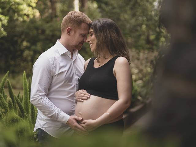 Gestante de Fernanda, Marcelo e Heitor 