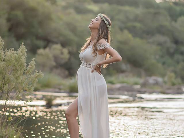 Gestante de A doce espera de Lara