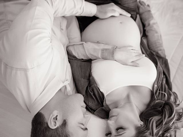 Gestante de A doce espera de Júlia