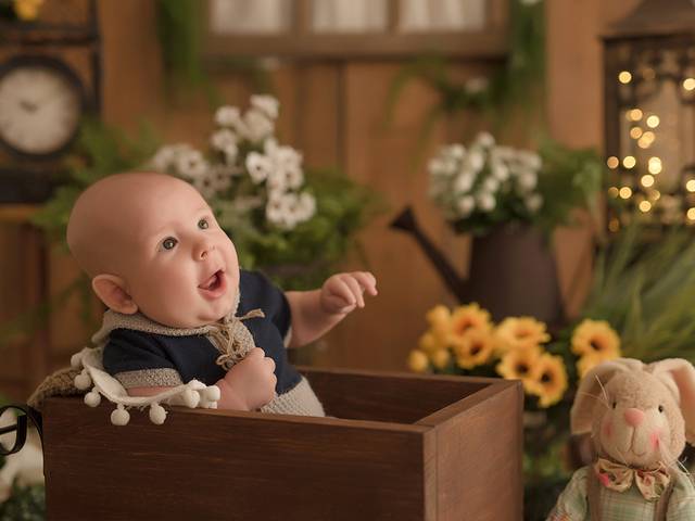 Bebês de Pedro 4 meses