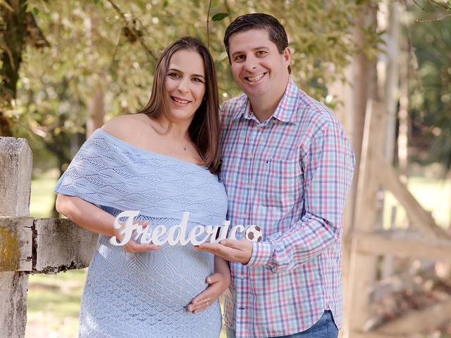 Gestante de A doce espera de Frederico