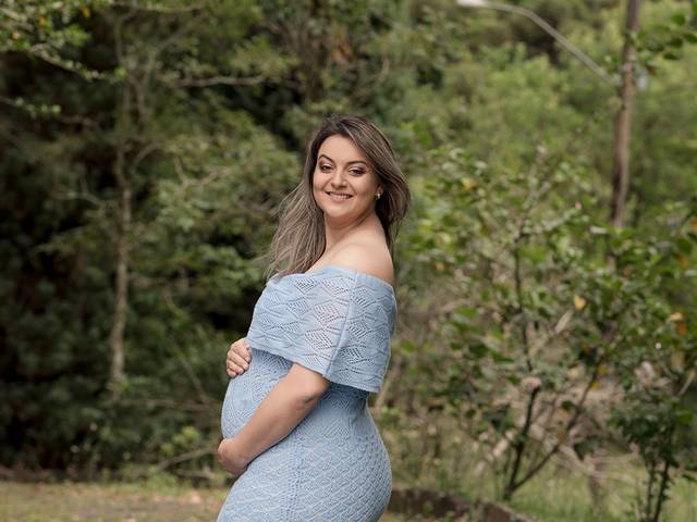 Gestante de A espera de Laura