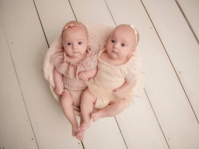 Bebês de Helena e Luiza