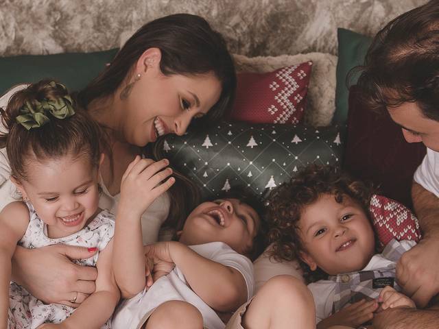 Família de Matteo, Gianluca e Louise