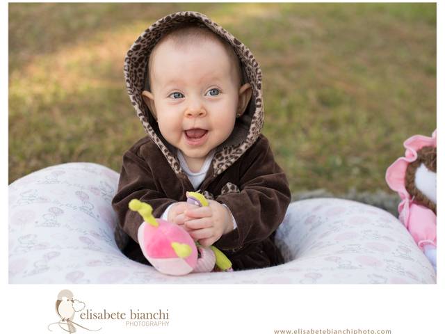 Bebê de Sessão 6 meses da Júlia