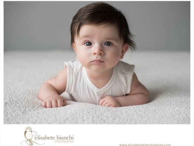 Bebê de sessão de 4 meses - Joaquim