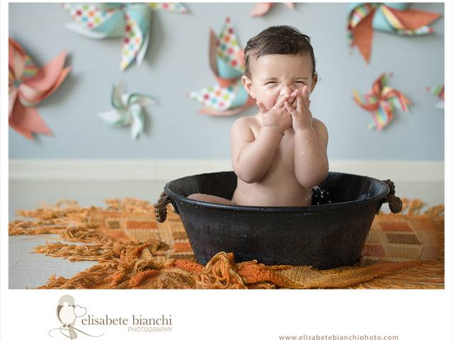Bebê de Cake Smash - Júlia